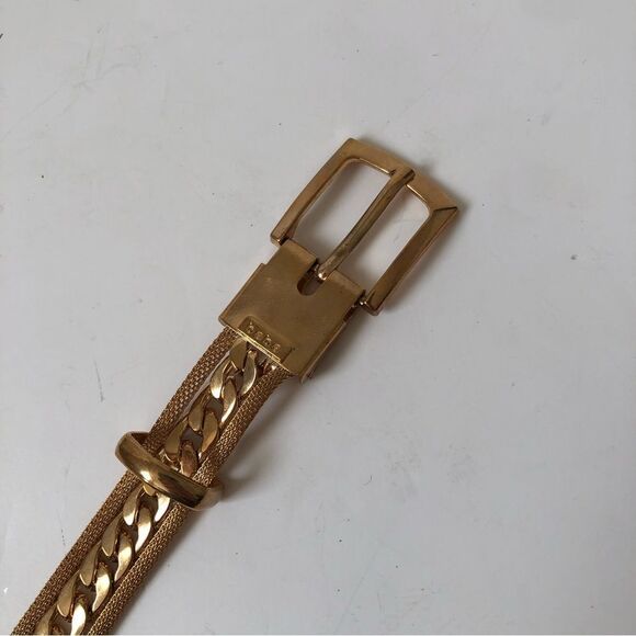 Bebe gold chain adjustable fashion belt - Picture 2 of 6